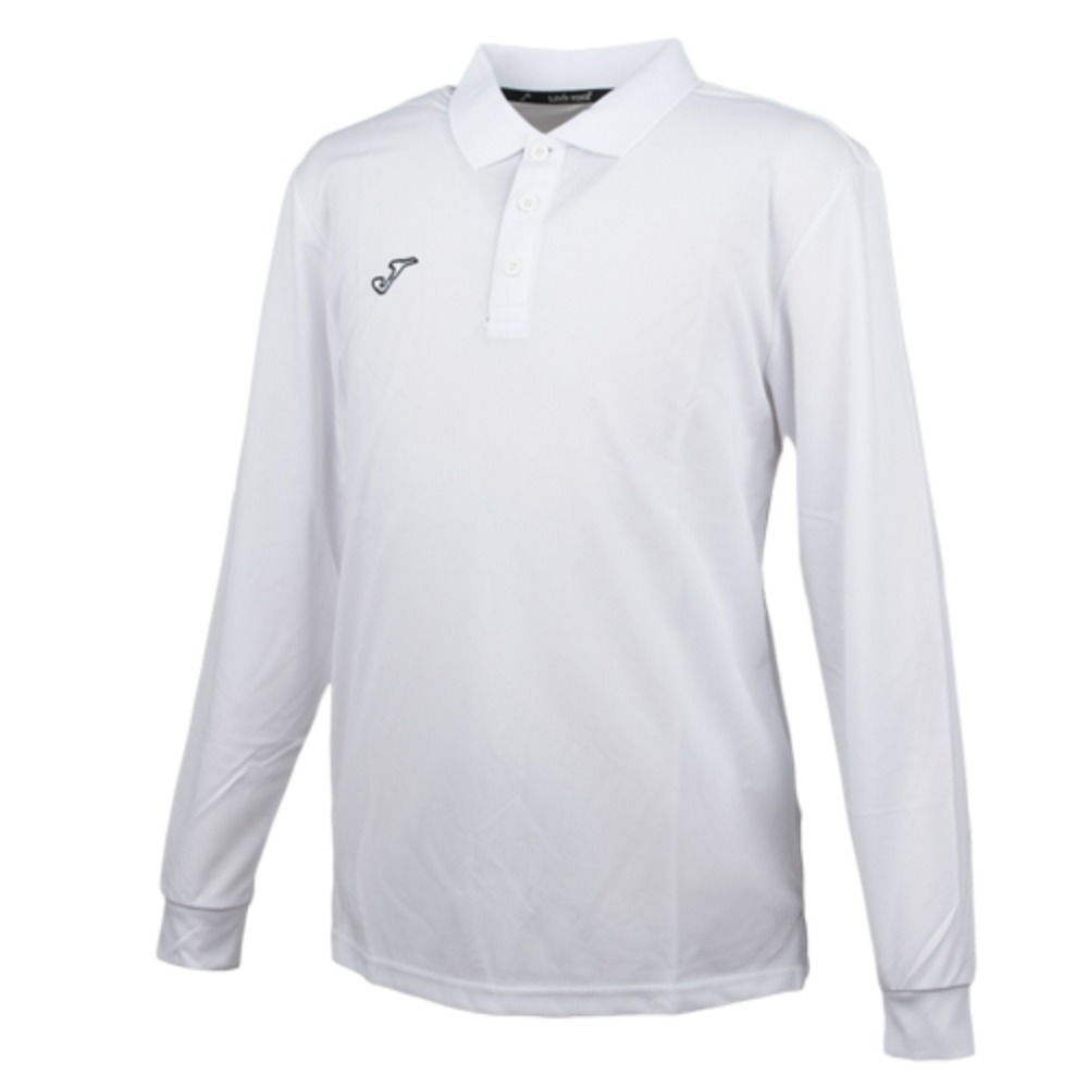 조마 남성 긴팔 폴로 흰색 티셔츠 J2TSTF020U